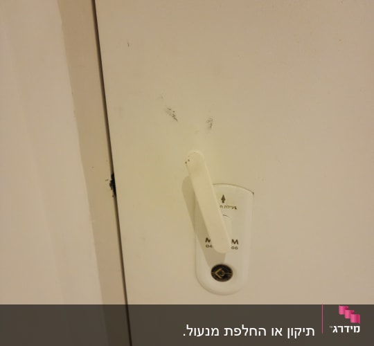 ידית דלת ממ"ד